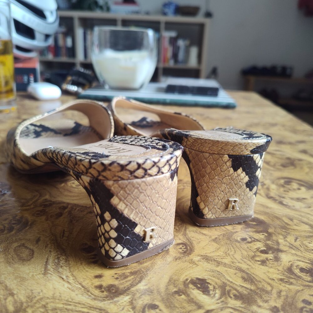 Rouje - Arlette Python Mules - image 6